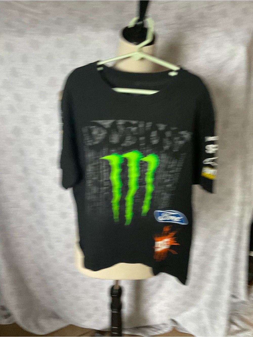 DC Ford Monster Energy Kids Racing Vintage T-Shirt